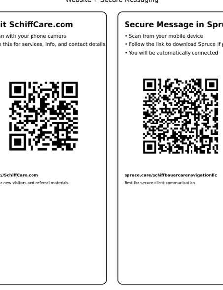 schiffcare dual qr guide